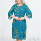 🌸Spring Specials🌸Elegant Loose Midi Dress with Ruffled Sleeves