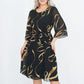 🌸Spring Specials🌸Elegant Loose Midi Dress with Ruffled Sleeves