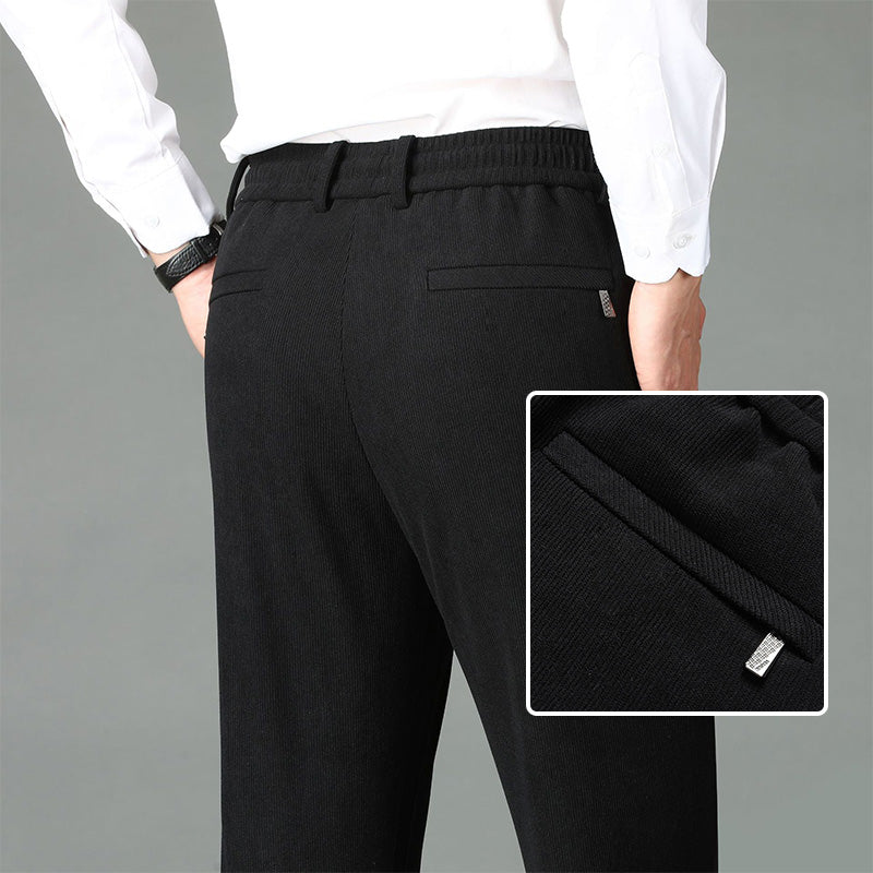💥2025 Hot Sale🔥 Nice Gift! Men's Thickened Elastic Waist Corduroy Pants