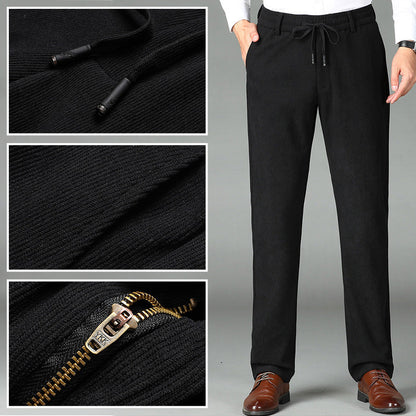 💥2025 Hot Sale🔥 Nice Gift! Men's Thickened Elastic Waist Corduroy Pants