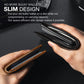 RFID-Blocking Leather and Carbon Fiber Credit Card Holder