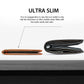 RFID-Blocking Leather and Carbon Fiber Credit Card Holder