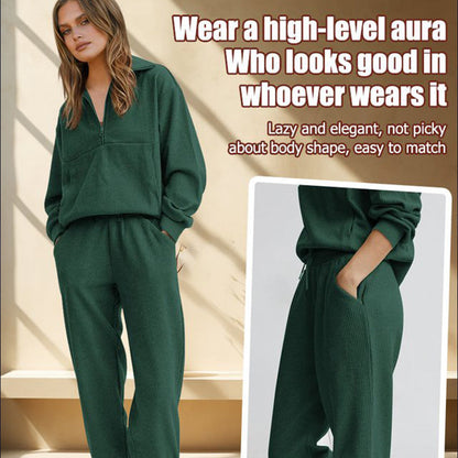 Long Sleeve Half Zip Sweatsuits Set📣FREE SHIPPING