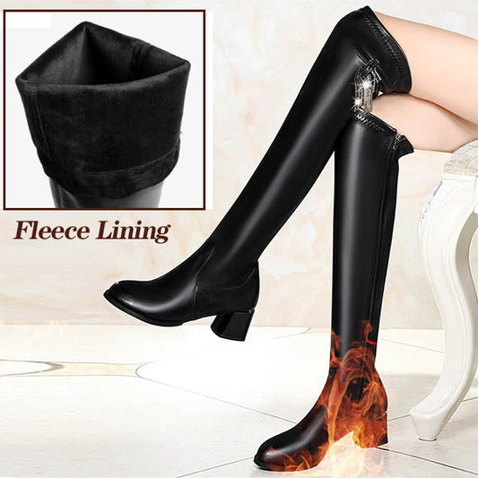 🌸✨Warm leather boots for women