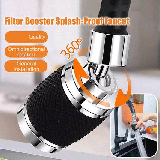 🔥Limited Time BUY 1 GET 1 FREE🔥360-Degree Swivel Splash-Proof Faucet Aerator