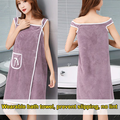 🔥2025 HOT SALE🎁Faux Coral Fleece Absorbent Bath Towel - Nice Gift💕
