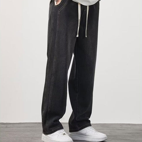 💎 Men's Loose Straight Jeans – Breathable, Relaxed Fit & Effortless Summer Style 👖