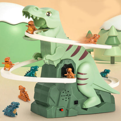 💝Gift Idea Hot sale 49% OFF-Electric Dinosaur Chase Race Track Playset🦕