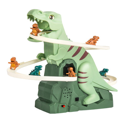 💝Gift Idea Hot sale 49% OFF-Electric Dinosaur Chase Race Track Playset🦕