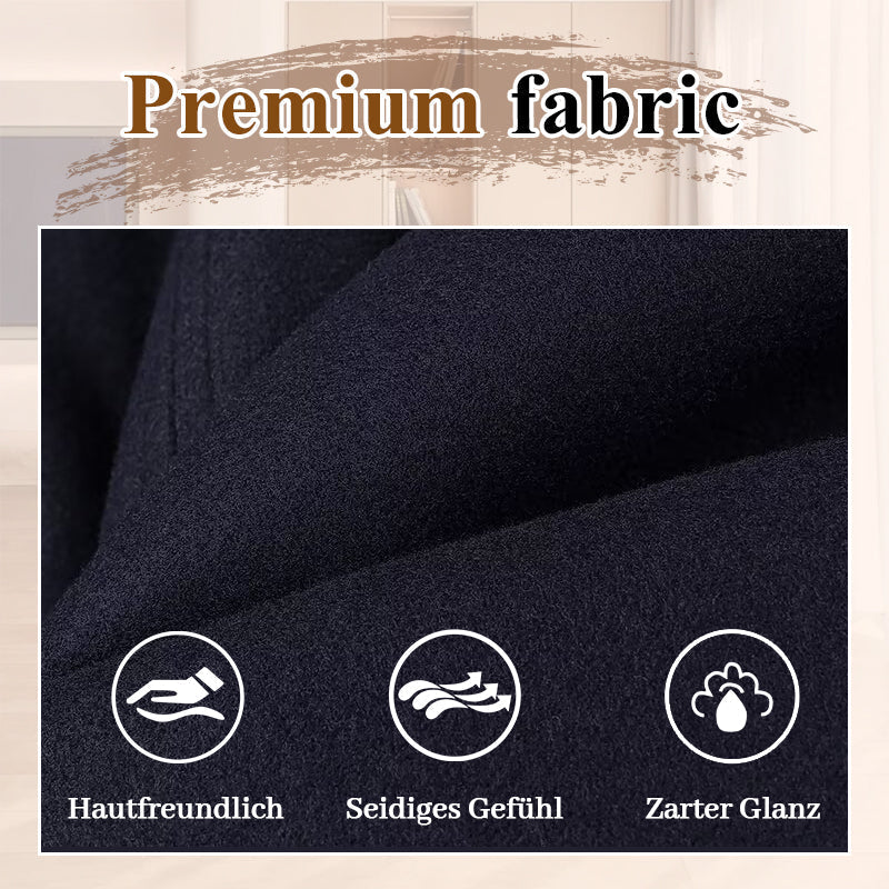 🧥Women's Solid Color Lapel Double-Breasted Short Jacket