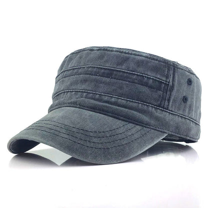 🧢 LIMITED-TIME 50% OFF! ✨ Flat-Top Duckbill Cap – Fashionable, Breathable, Distressed
