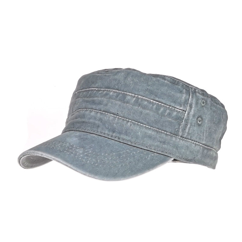 🧢 LIMITED-TIME 50% OFF! ✨ Flat-Top Duckbill Cap – Fashionable, Breathable, Distressed