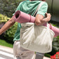 Tote Bag for Women with Yoga Mat Buckle