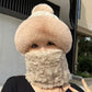 Women's Winter Warm Windproof Plush Scarf Hat