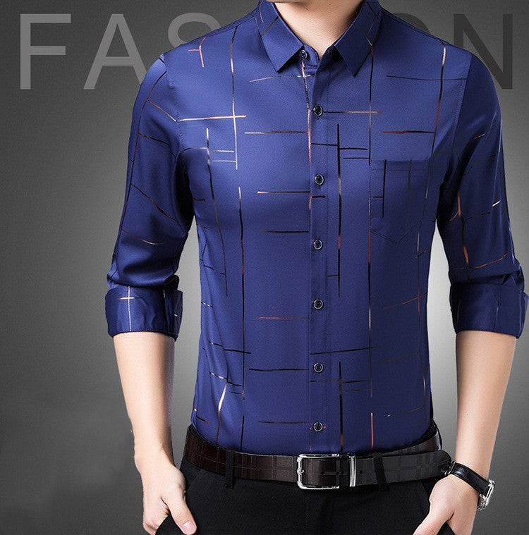 🔥49% OFF TODAY🔥Men's Thin Iron-free Shirt
