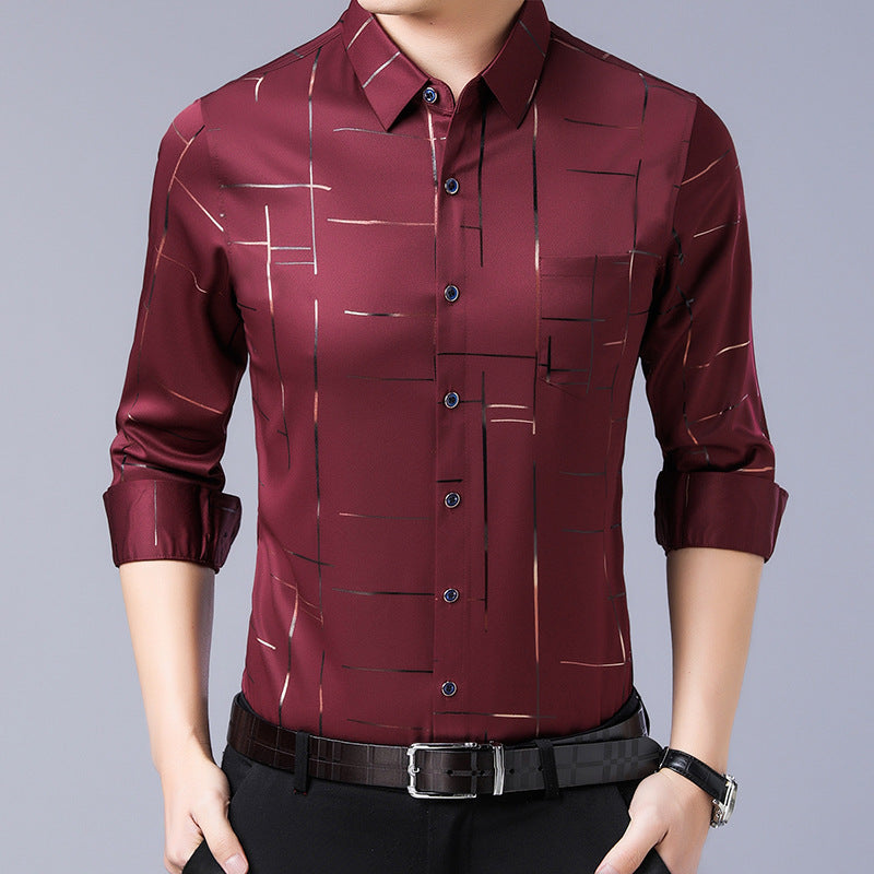 🔥49% OFF TODAY🔥Men's Thin Iron-free Shirt