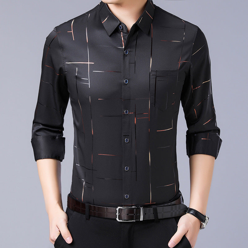 🔥49% OFF TODAY🔥Men's Thin Iron-free Shirt