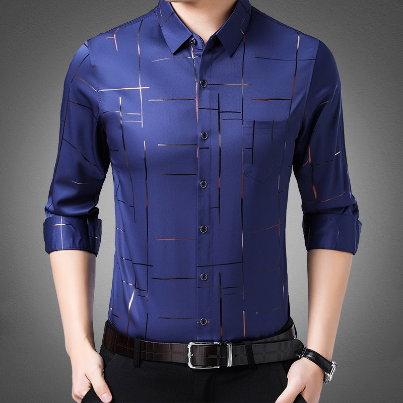 🔥49% OFF TODAY🔥Men's Thin Iron-free Shirt