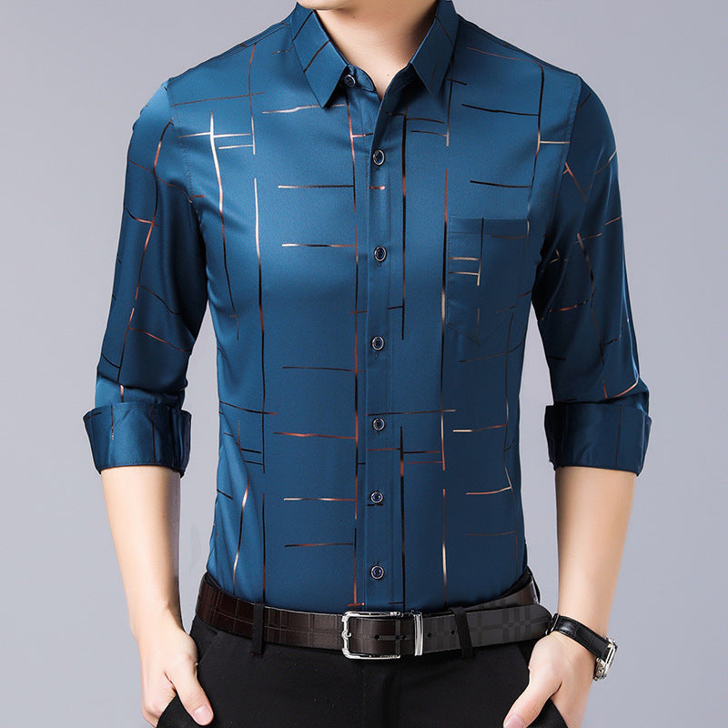 🔥49% OFF TODAY🔥Men's Thin Iron-free Shirt