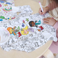 🔥DIY Cartoon Colorable Pajamas for Kids🛒
