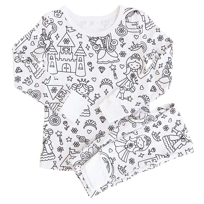 🔥DIY Cartoon Colorable Pajamas for Kids🛒