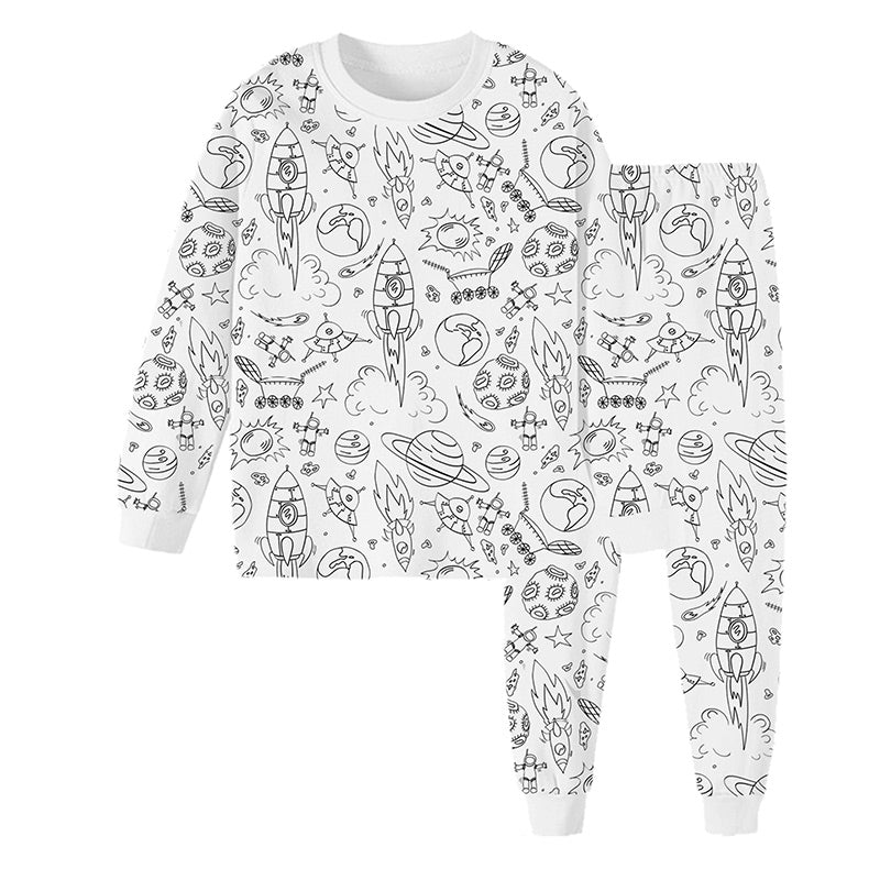 🔥DIY Cartoon Colorable Pajamas for Kids🛒