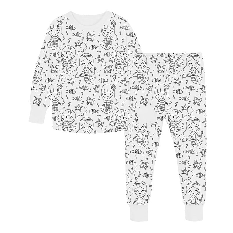 🔥DIY Cartoon Colorable Pajamas for Kids🛒