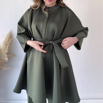 💖Women's Elegant Solid Top & Pants Two-Piece Set