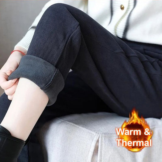 🛒Women's High-waist Warm Faux Fleece-lined Pants🛍️