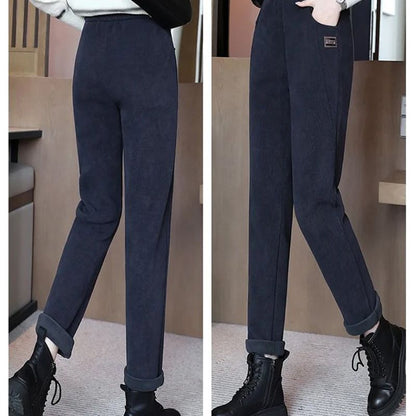 🛒Women's High-waist Warm Faux Fleece-lined Pants🛍️