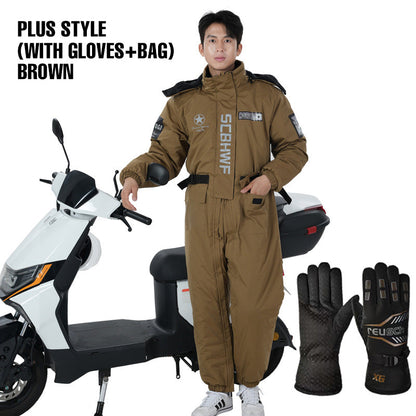 🎄50%OFF🎅Suitable for both men and women🎁Winter Outdoor Riding Insulated Full-Body Suit