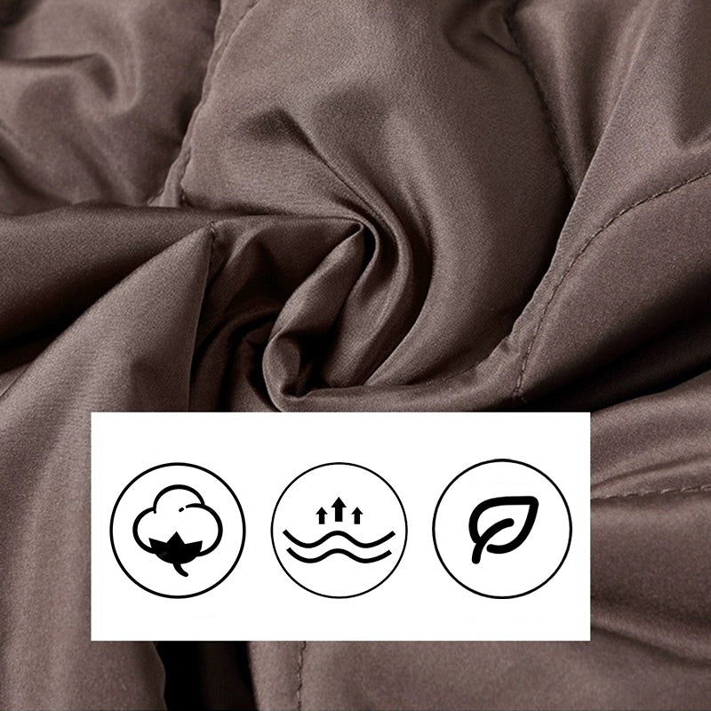 Women's Elegant Knit Patchwork Warm Coat