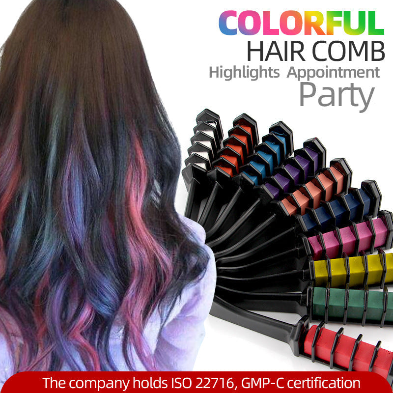 🎅Xmas Pre-sale-50% OFF✨Temporary Hair Dye Chalk Comb- Cruelty Free