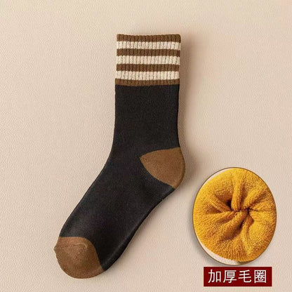 【🔥Buy 10 pairs, get 10 pairs free】🧦Autumn and winter fashion mid-calf deodorant