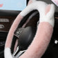 🎁Christmas sale - 49% off🎅 Non-slip Soft Cat Ears Plush Steering Wheel Cover