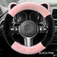 🎁Christmas sale - 49% off🎅 Non-slip Soft Cat Ears Plush Steering Wheel Cover