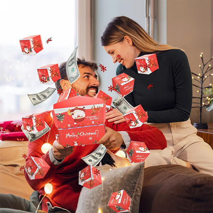 🎅Xmas Sales - 50% OFF🎄Explosive Pop-Up Surprise Money Gift Box
