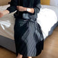 🛒Women's Round-Neck Top ＆ Pleated Skirt 2-Piece Set🛍️