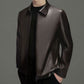 🔥50% OFF🔥Men's Classic PU Leather Jacket with Zipper Front