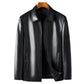 🔥50% OFF🔥Men's Classic PU Leather Jacket with Zipper Front