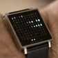 Men's Waterproof Square Electronic Watch with Steel Band