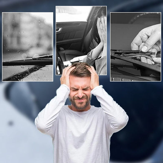 Universal U-Shape Boneless Windshield Wiper Blades for Car [1 Pair]