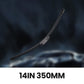 Universal U-Shape Boneless Windshield Wiper Blades for Car [1 Pair]