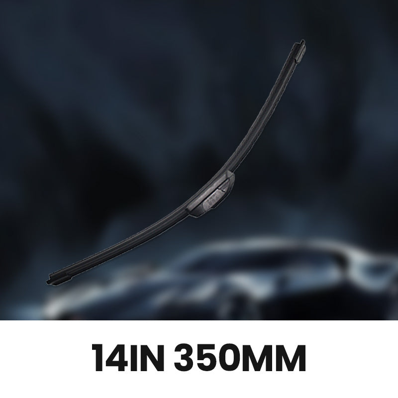Universal U-Shape Boneless Windshield Wiper Blades for Car [1 Pair]