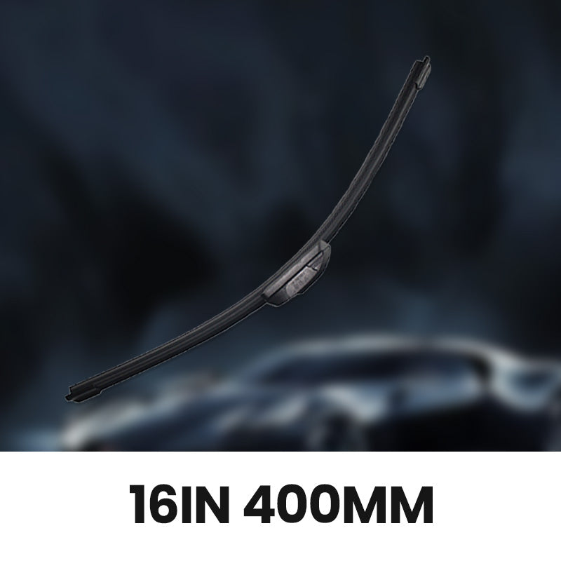 Universal U-Shape Boneless Windshield Wiper Blades for Car [1 Pair]