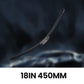 Universal U-Shape Boneless Windshield Wiper Blades for Car [1 Pair]