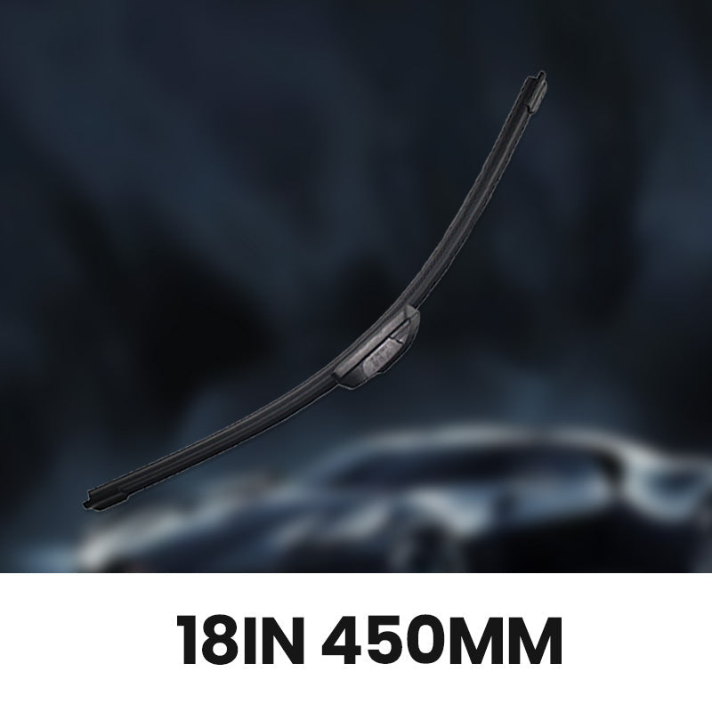 Universal U-Shape Boneless Windshield Wiper Blades for Car [1 Pair]