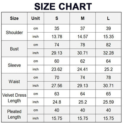 Velvet Square Neck Colorblock Pleated Mini Dress for Women