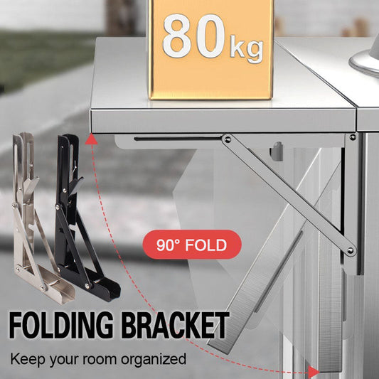 📢📢50%  OFF!!📚 Instant Fold Multi-Use Bracket – Declutter Kitchen/Study, Space-Saving & Sturdy Organizer in Seconds ✨