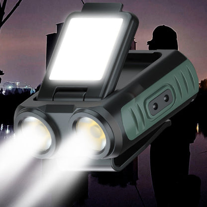 LED Clip-On Hat Light with Stepless Dimming & Motion Sensor